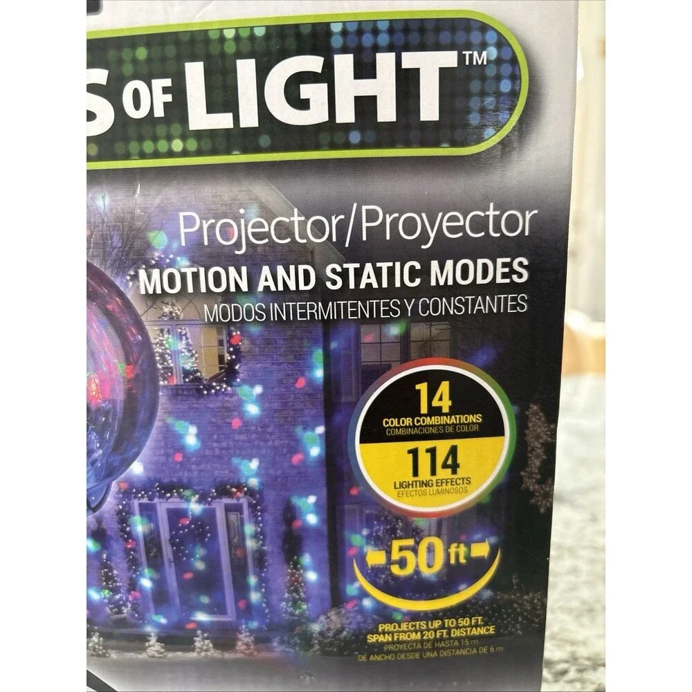 Points Of Light Projector Led Light Show Motion Static Modes 122 Effects